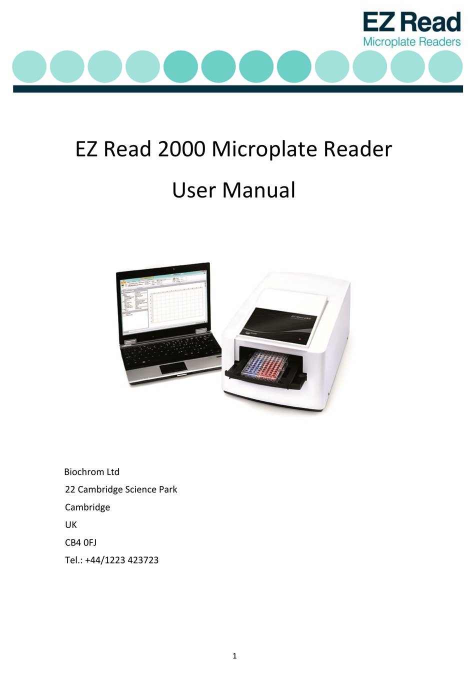 BIOCHROM EZ READ 2000 USER MANUAL Pdf Download ManualsLib