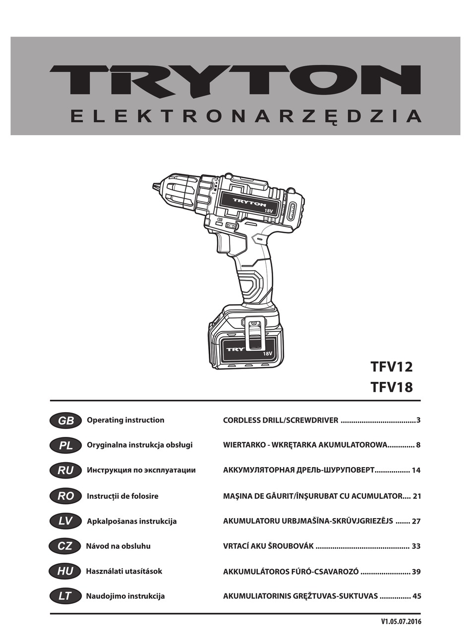 Image of Charger for Tryton TXV14LK2 drill driver