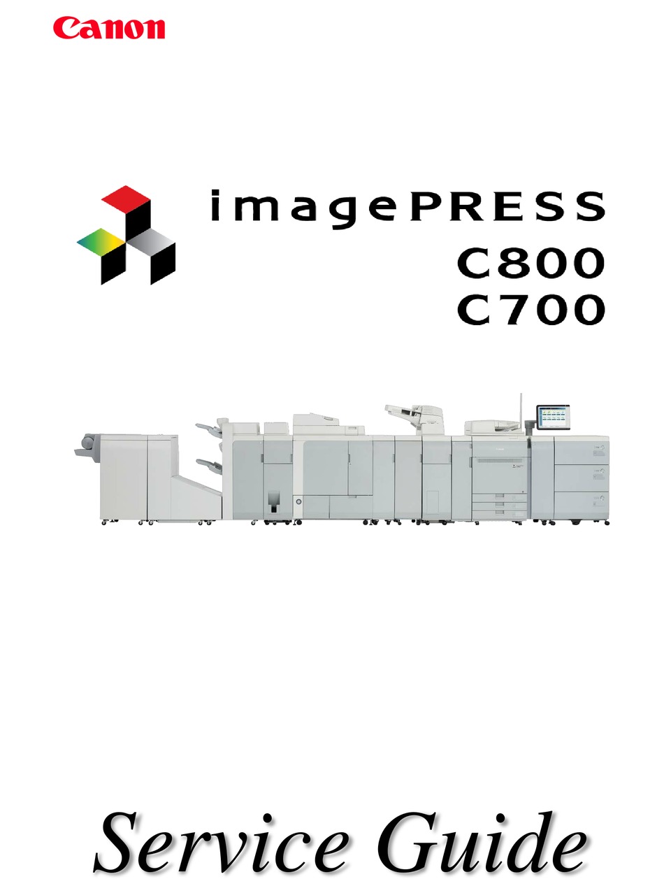 CANON IMAGEPRESS C800 SERVICE MANUAL Pdf Download | ManualsLib