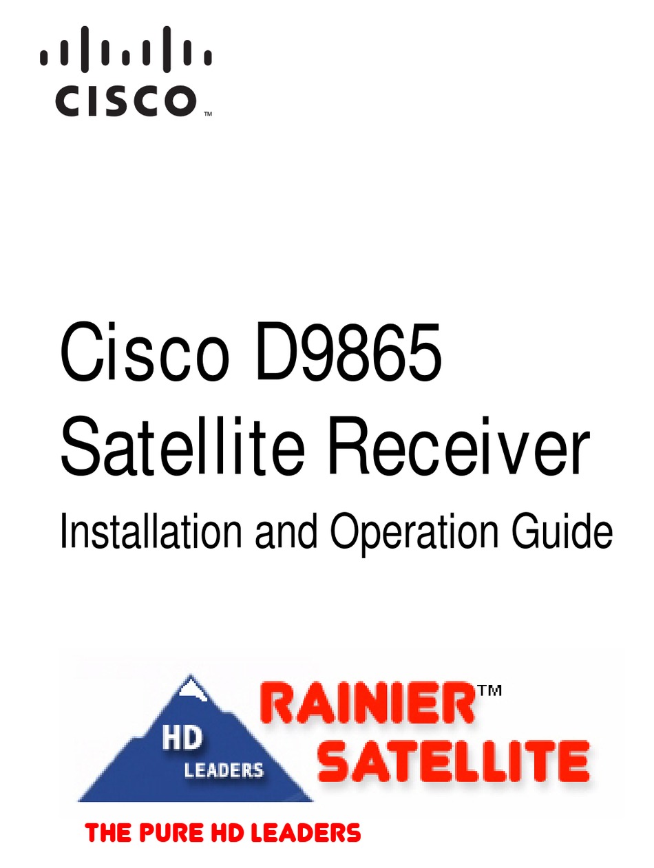 how to install software on cisco receiver