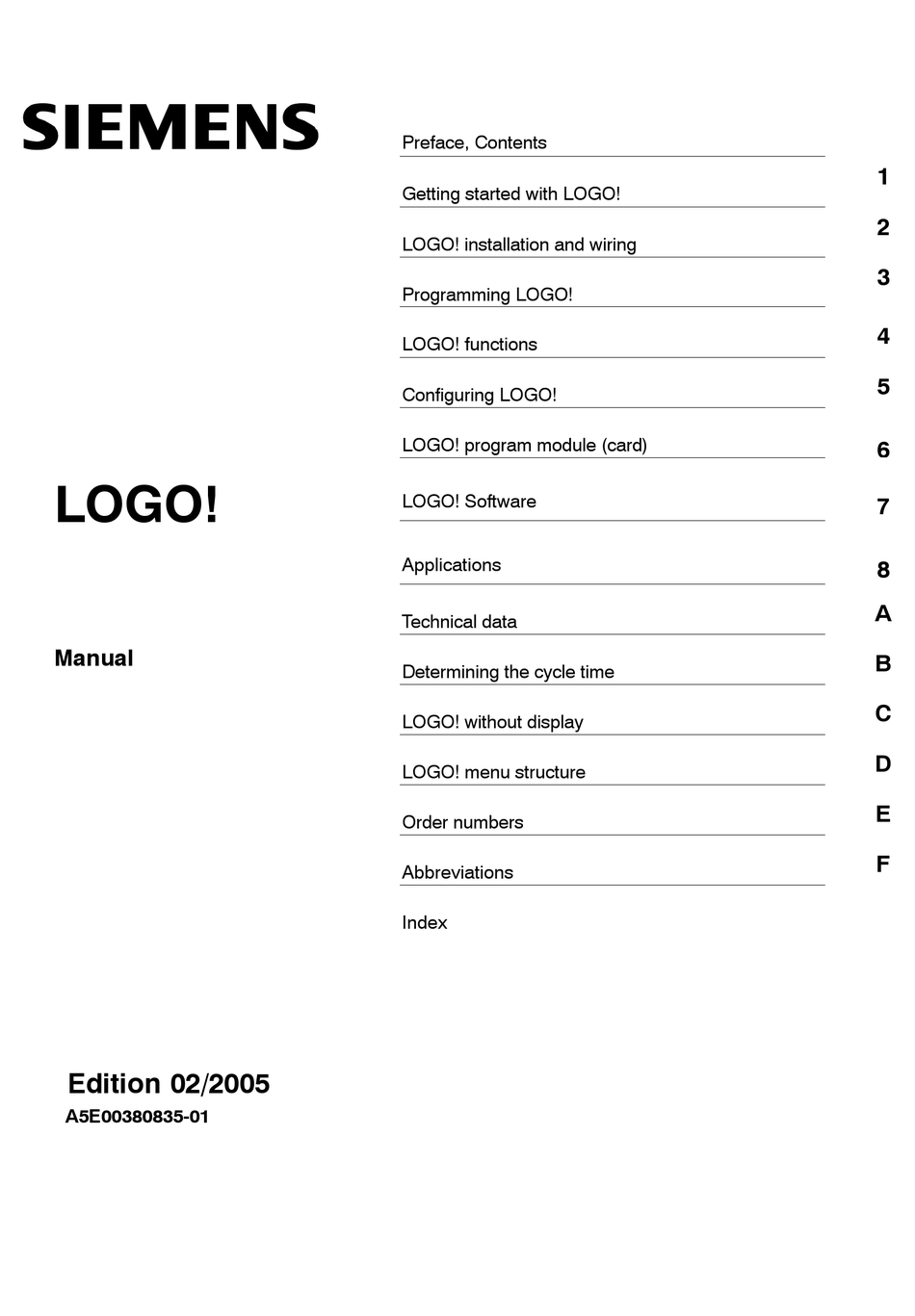 Siemens Logo Manual Pdf Download Manualslib