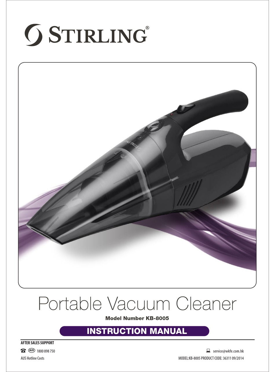 stirling portable vacuum cleaner