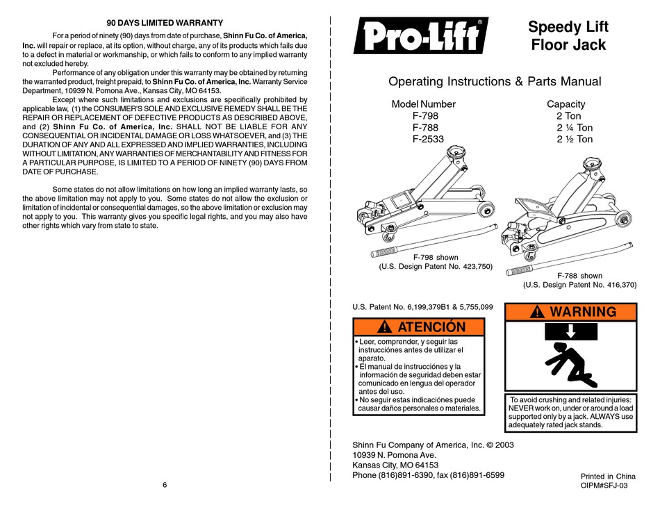 Mvp Pro Lift Floor Jack Parts Manual Pdf Viewfloor.co