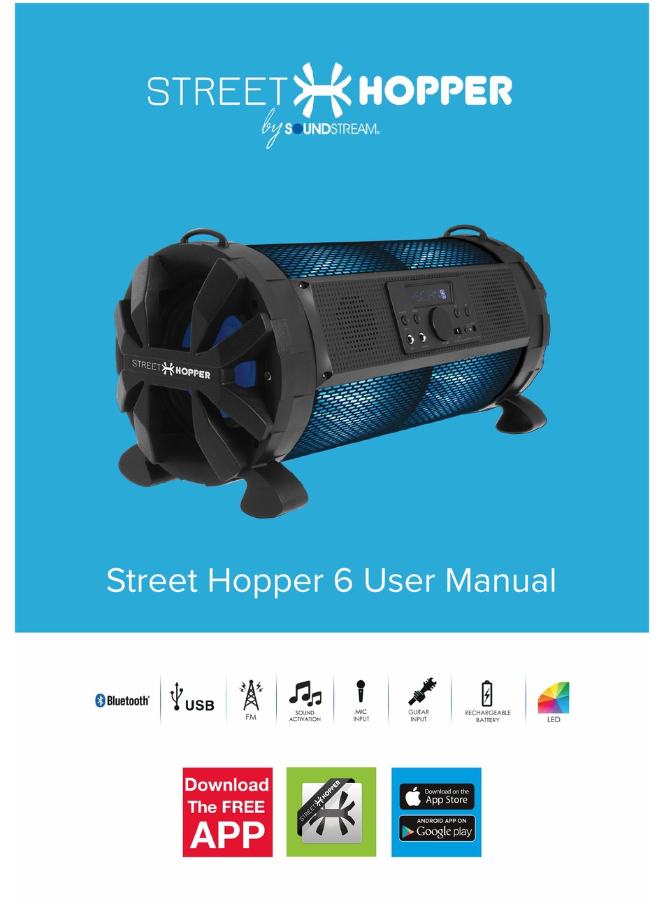 STREET HOPPER 6 USER MANUAL Pdf Download ManualsLib