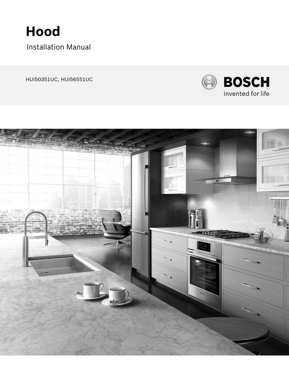 bosch vr8 installation manual english