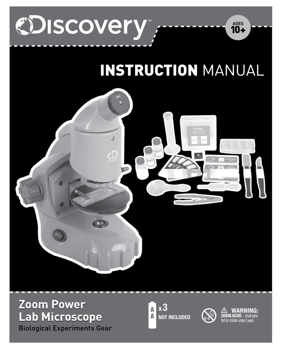 DISCOVERY ZOOM POWER LAB MICROSCOPE INSTRUCTION MANUAL Pdf