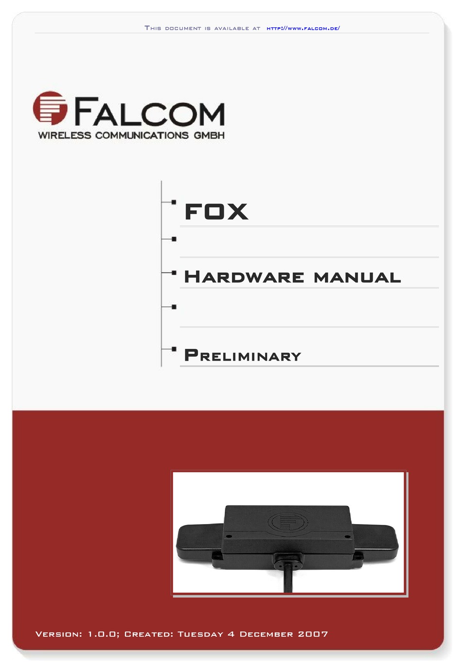 FOX HARDWARE MANUAL Pdf Download ManualsLib