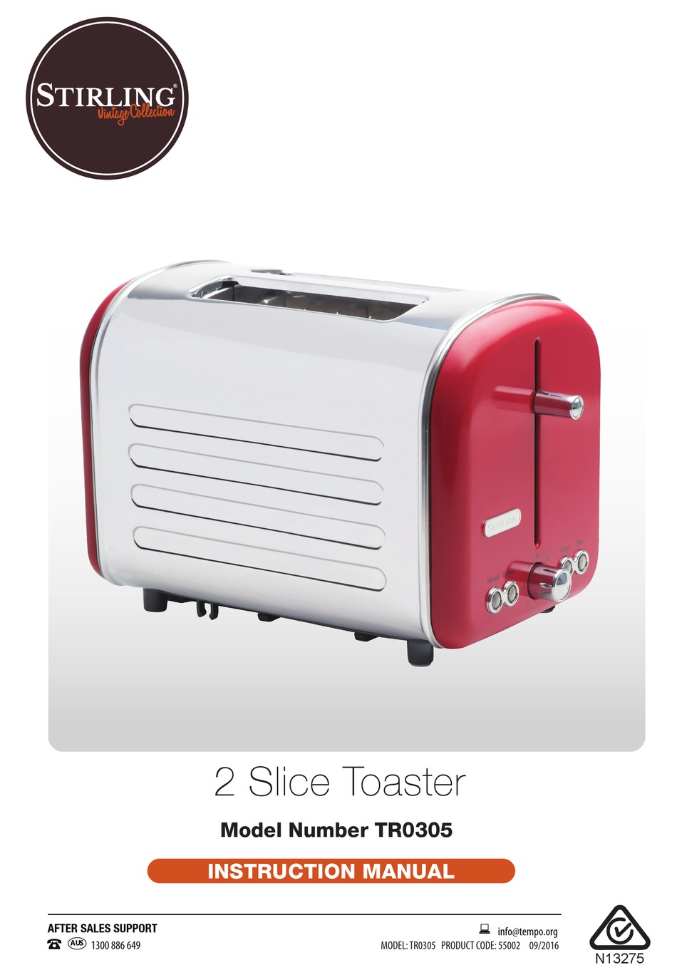 STIRLING TR0305 INSTRUCTION MANUAL Pdf Download ManualsLib