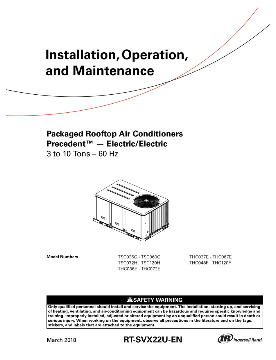 Ingersoll 20 ton 2025 heating and cooling