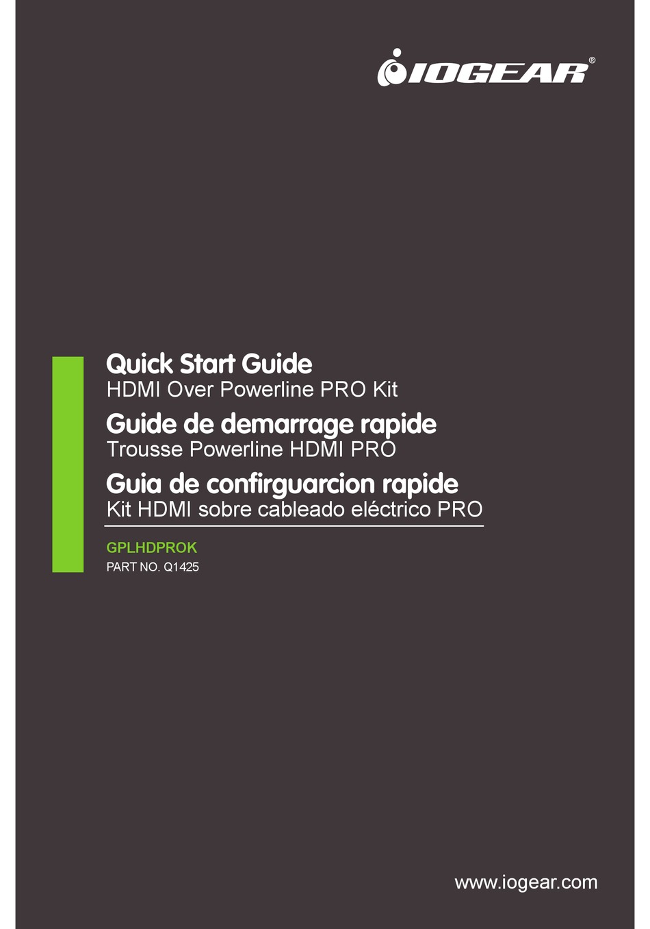 IOGEAR GPLHDPROK QUICK START MANUAL Pdf Download ManualsLib