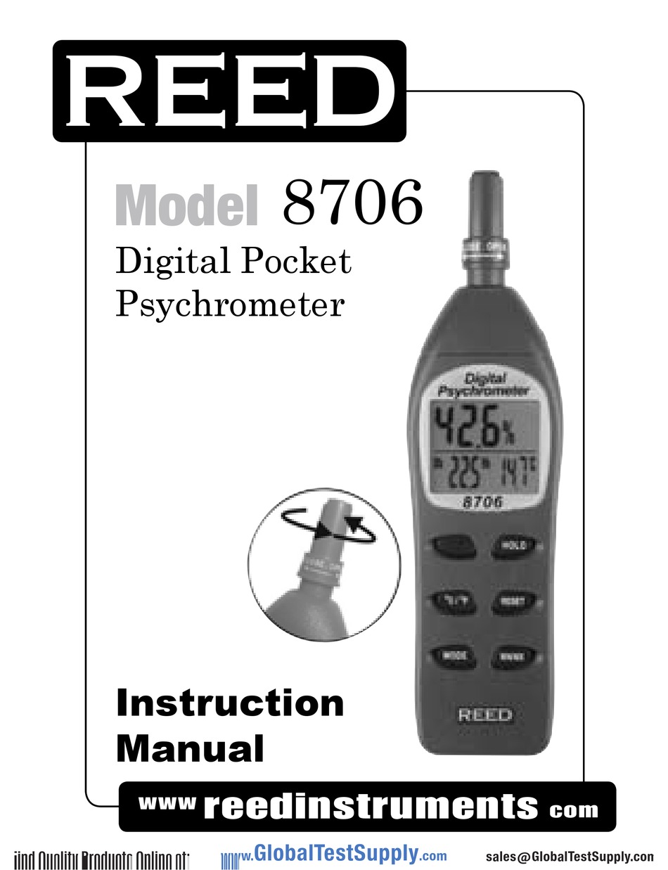 Reed 8706 Instruction Manual Pdf Download Manualslib 6948