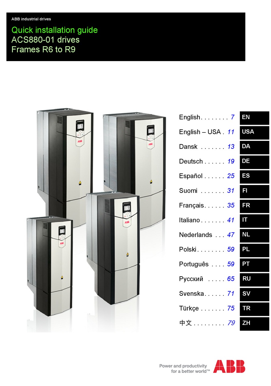 ABB ACS880-01 QUICK INSTALLATION MANUAL Pdf Download | ManualsLib