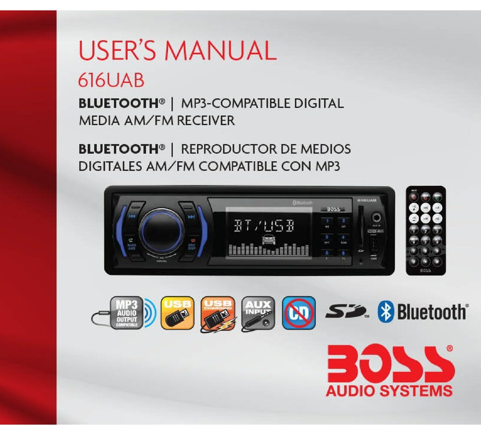 Boss Audio Systems 616uab User Manual Pdf Download Manualslib