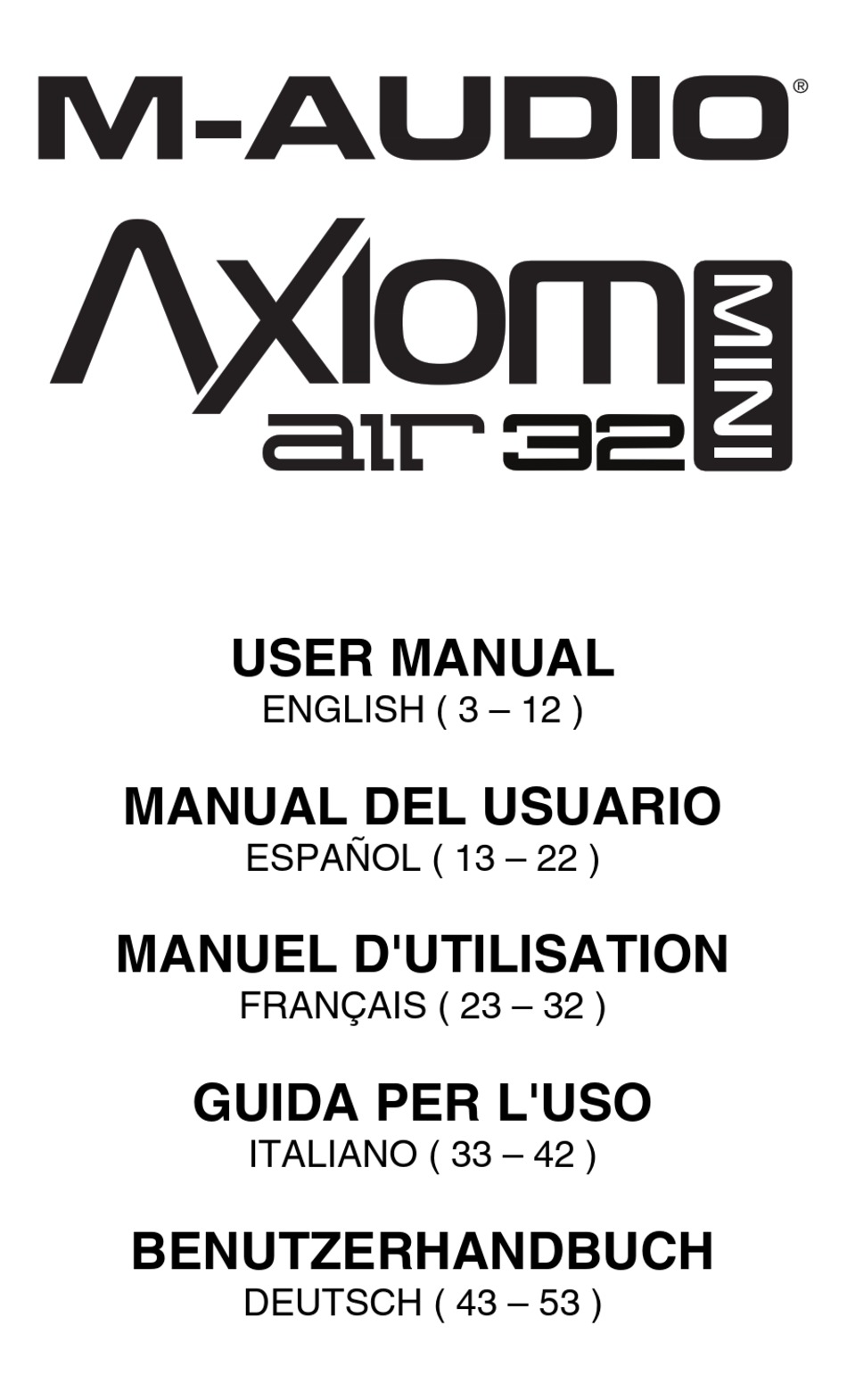 m audio axiom 25 software download