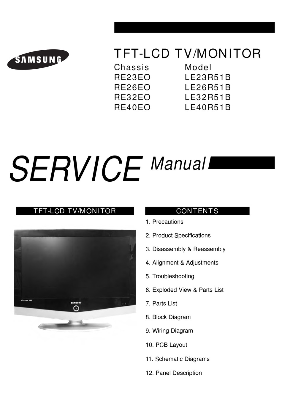 SAMSUNG RE23EO SERVICE MANUAL Pdf Download | ManualsLib