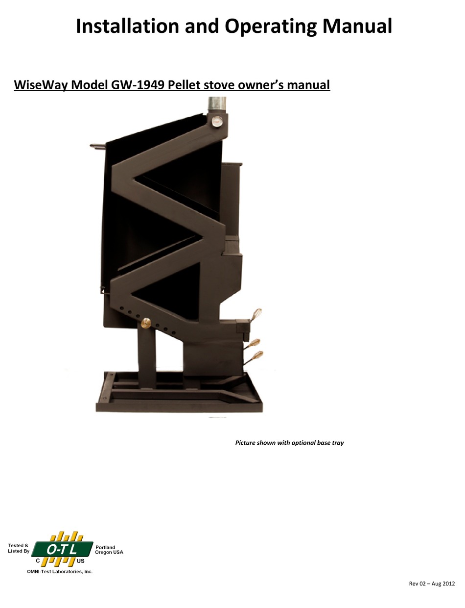 WISEWAY GW-1949 INSTALLATION AND OPERATING MANUAL Pdf Download | ManualsLib