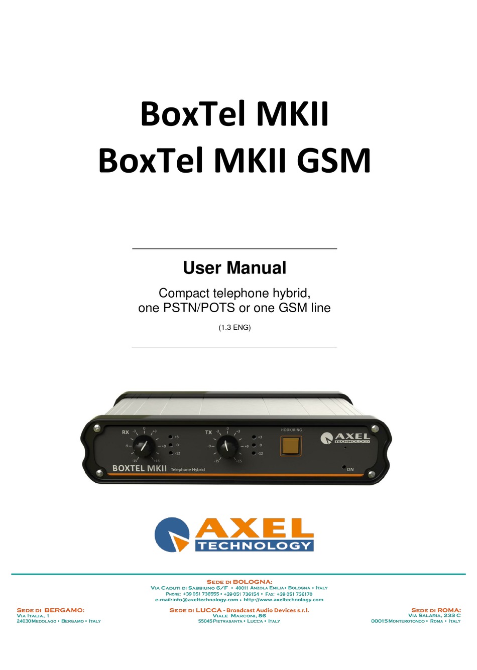 Boxtel MK11 GSM compact telephone hybrid 