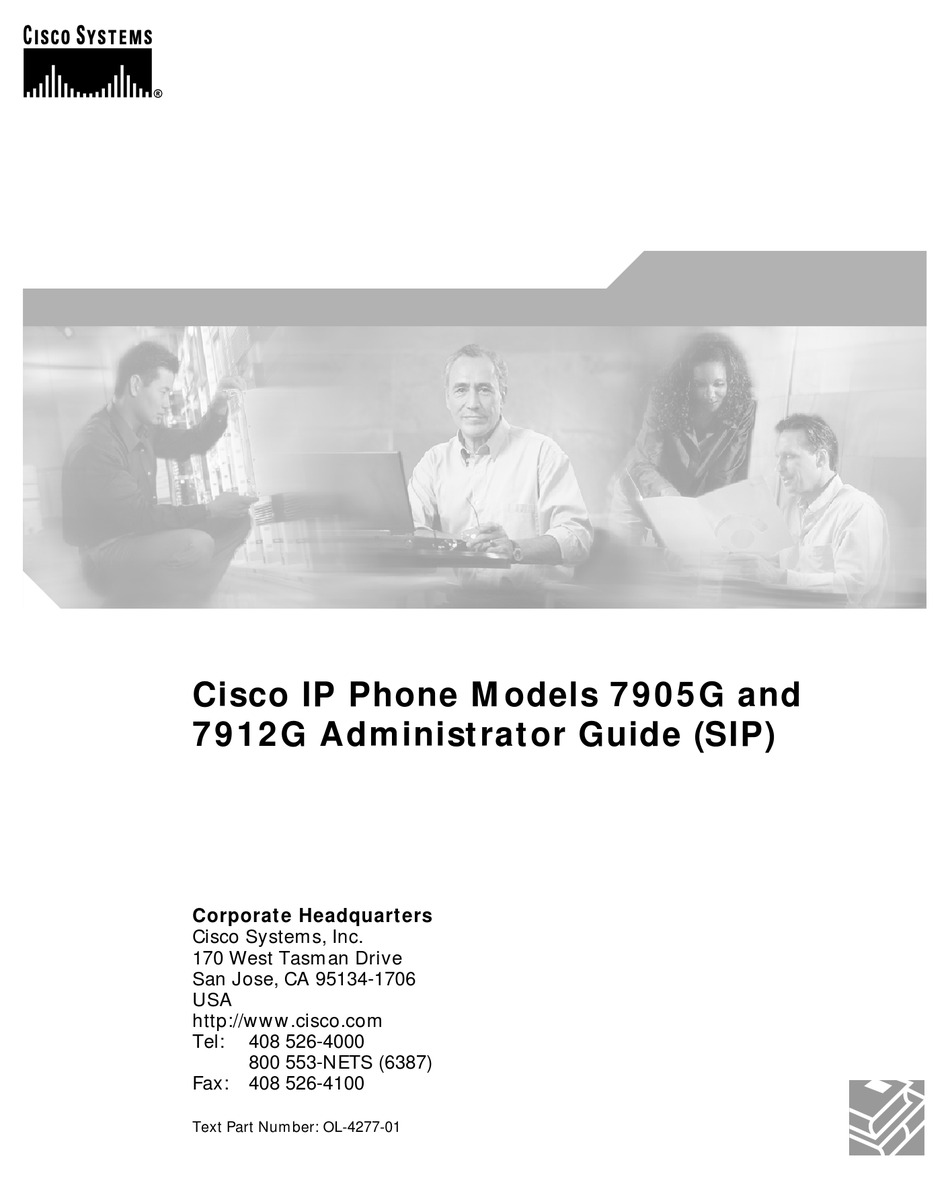 Cisco 7905g Administrator S Manual Pdf Download Manualslib