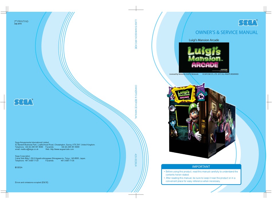 Luigi's Mansion Arcade - PrimeTime Amusements