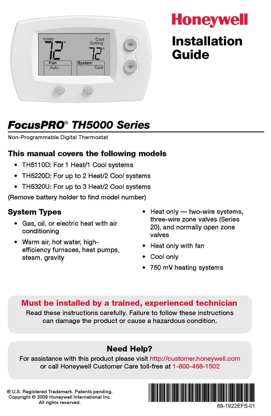 Honeywell Focuspro Th5110d Installation Manual Pdf Download Manualslib Honeywell Focuspro Th5110d Installation Manual Pdf Download Manualslib
