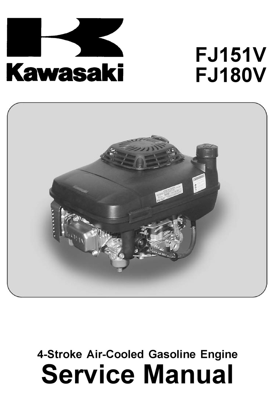 tyv fremstille Flygtig KAWASAKI FJ151V SERVICE MANUAL Pdf Download | ManualsLib