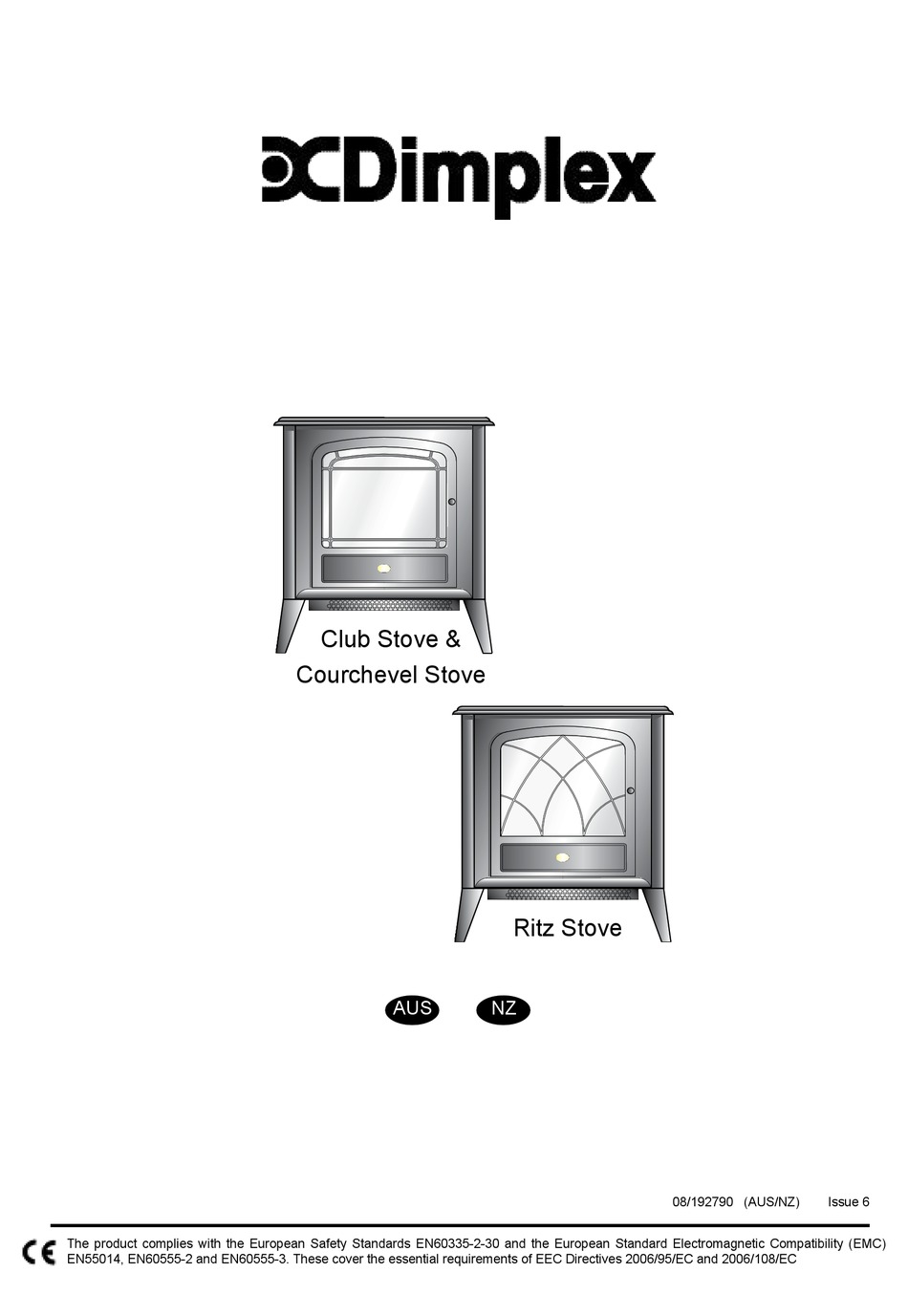 DIMPLEX CLUB STOVE INSTRUCTION MANUAL Pdf Download ManualsLib