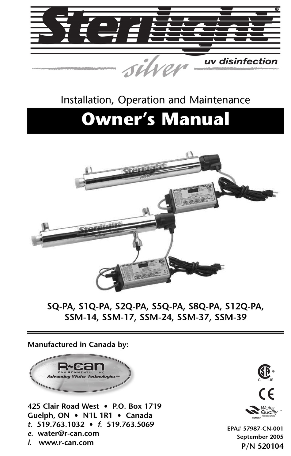 Sterilight Silver Sq Pa Owner S Manual Pdf Download Manualslib Sterilight Silver Sq Pa Owner S Manual Pdf Download Manualslib