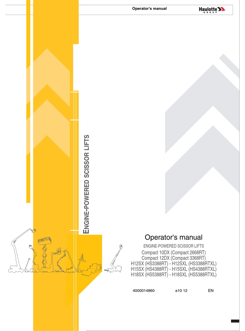 Haulotte Pact 3368rt Operator S Manual Pdf Download Manualslib