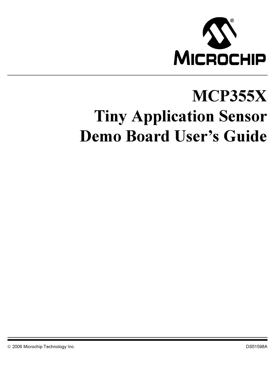 Microchip Technology Mcp X User Manual Pdf Download Manualslib