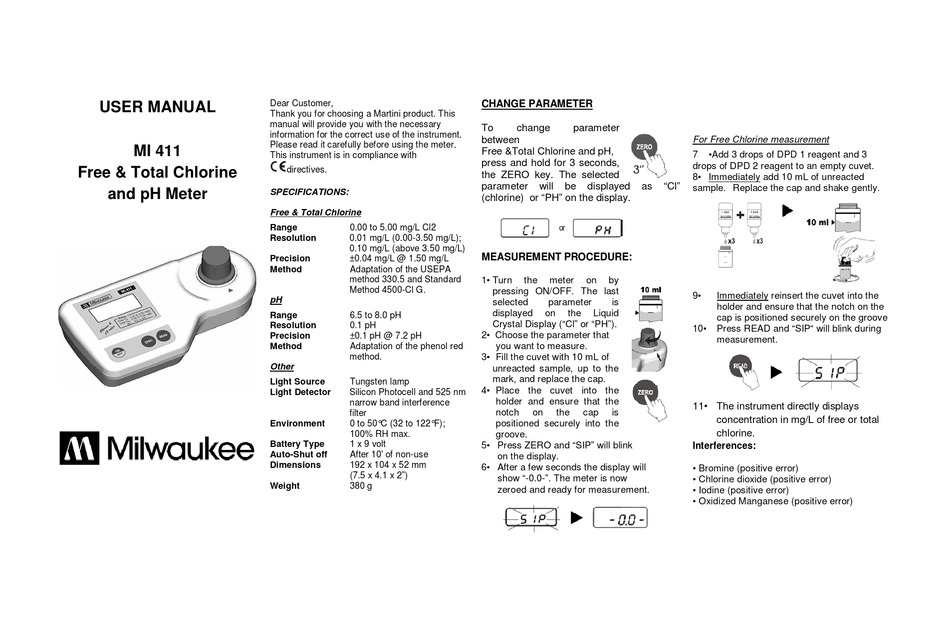 MILWAUKEE MI 411 USER MANUAL Pdf Download | ManualsLib