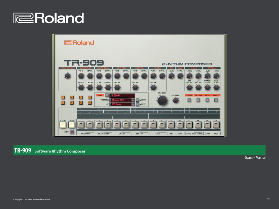 ROLAND TR-909 OWNER'S MANUAL Pdf Download | ManualsLib