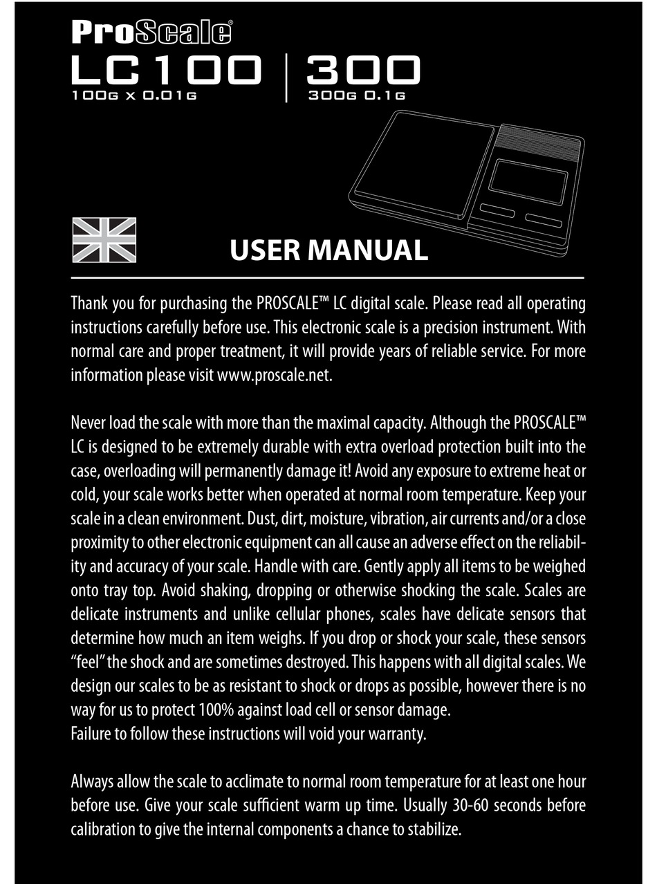 ProScale LC-300 Digital Pocket Scale with 0.1 Gram Precision