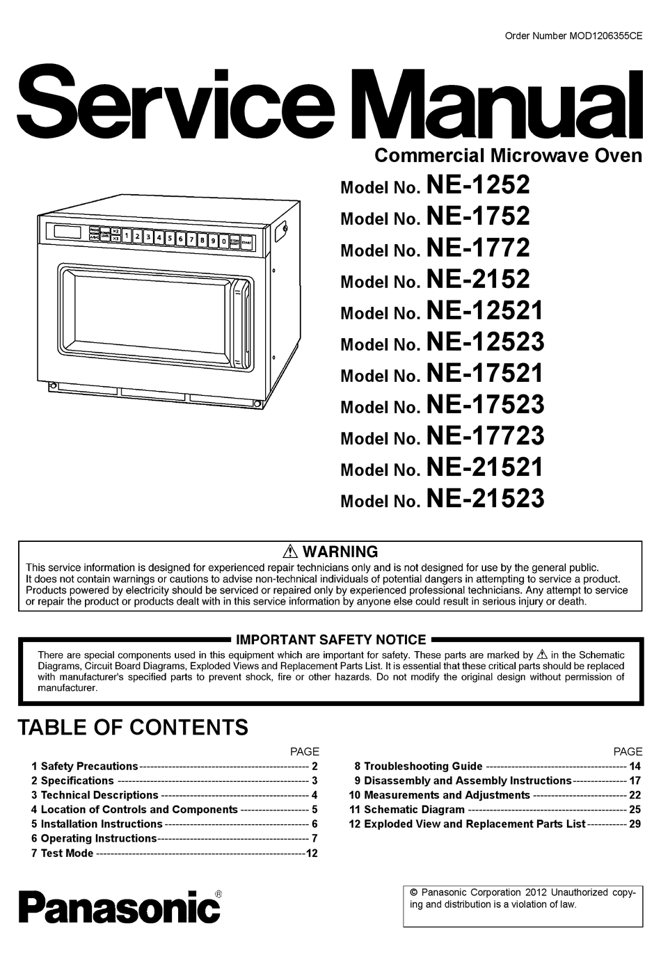 Genuine Panasonic Microwave Door Screen A3145-3500