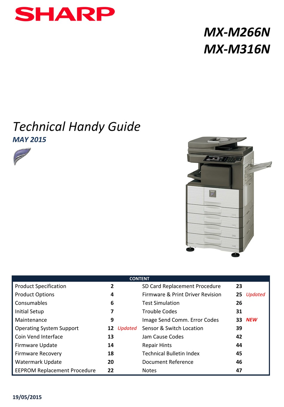 sharp mx m266n user manual