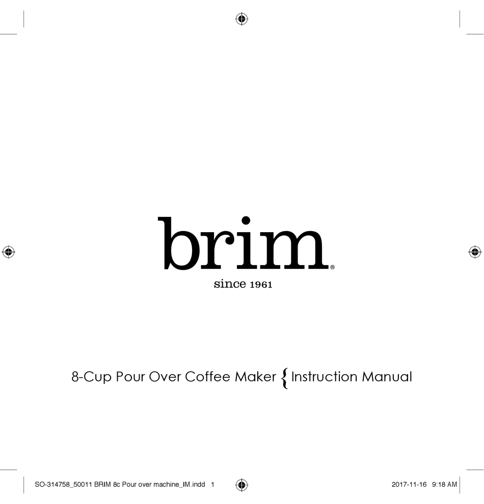 BRIM SW30 Size-Wise 12-Cup Programmable Coffee Station 