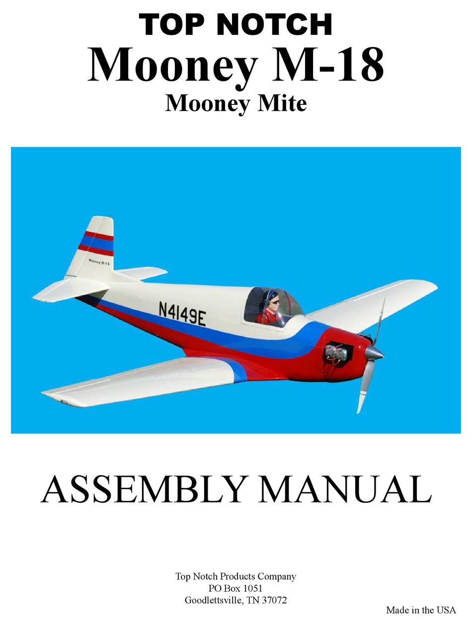TOP NOTCH PRODUCTS MOONEY M18 ASSEMBLY MANUAL Pdf Download ManualsLib