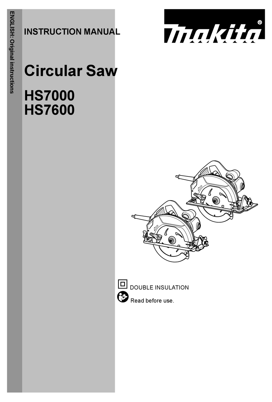 MAKITA HS7000 INSTRUCTION MANUAL Pdf 