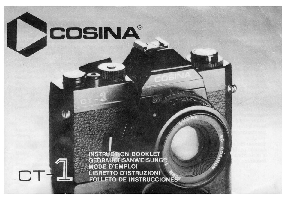 Cosina CS-3 camera instruction manual, user manual, PDF instruction manual