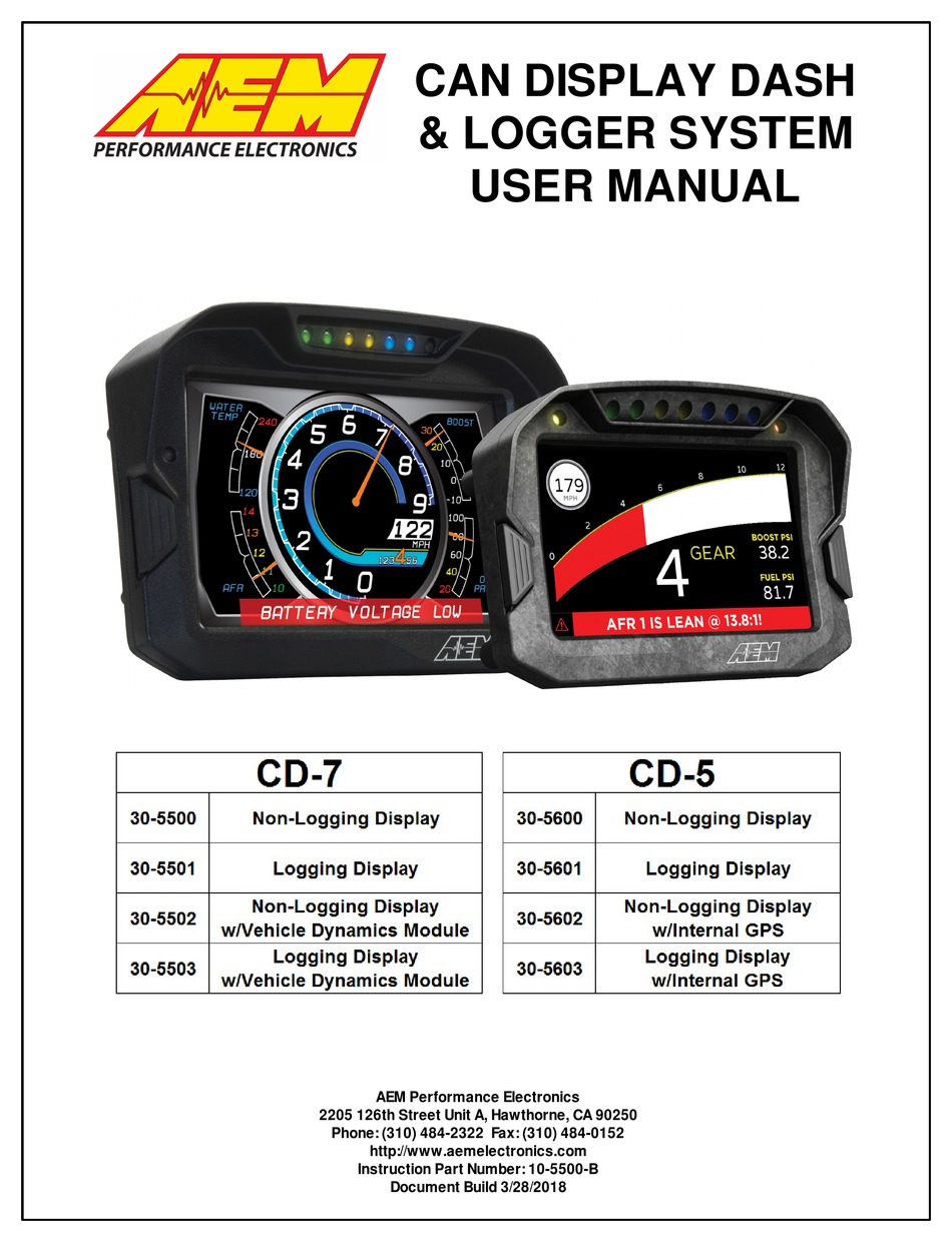 AEM CD-7 USER MANUAL Pdf Download | ManualsLib AEM Cd7 Designs ManualsLib