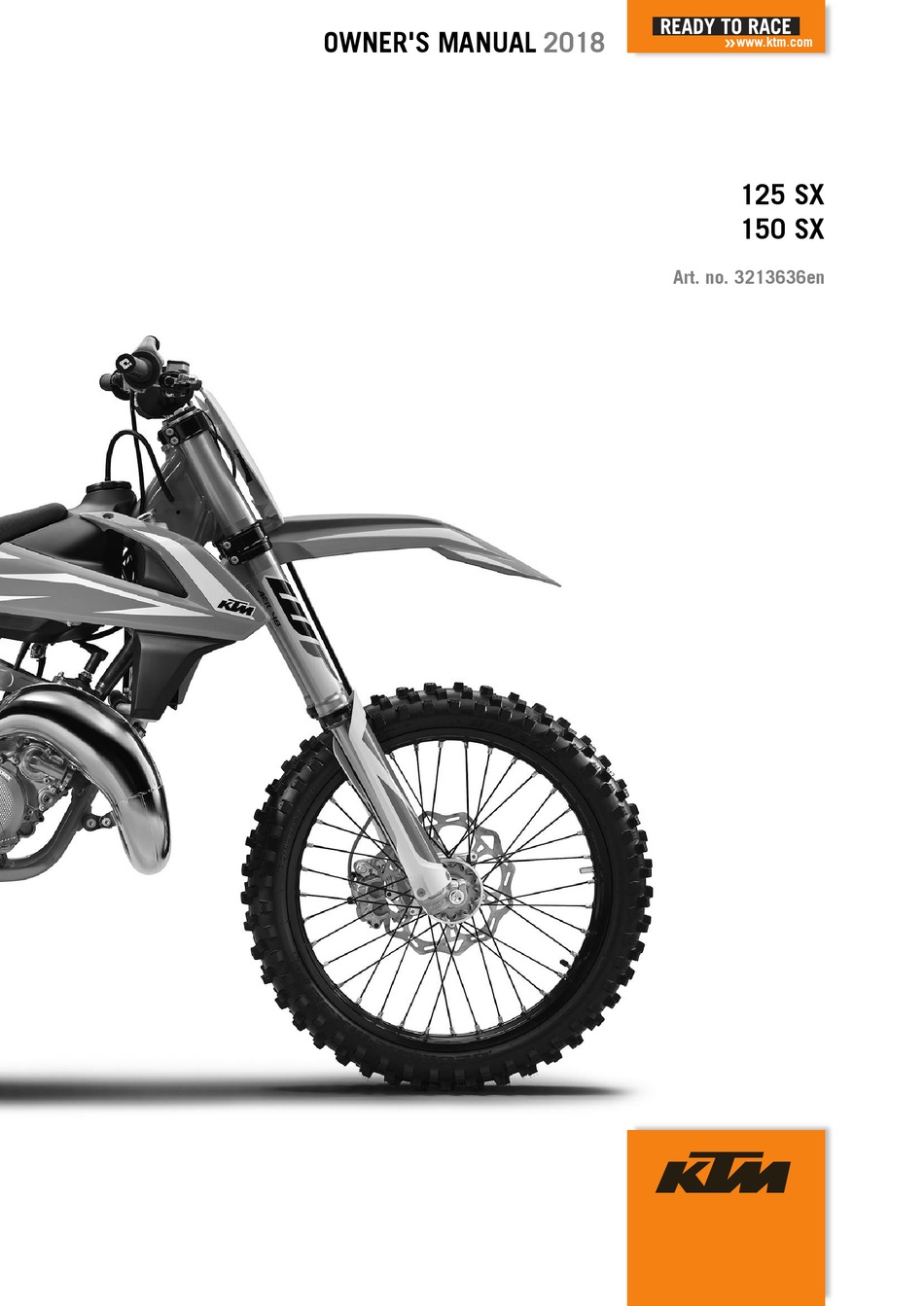 Ktm 125 Sx 18 Owner S Manual Pdf Download Manualslib