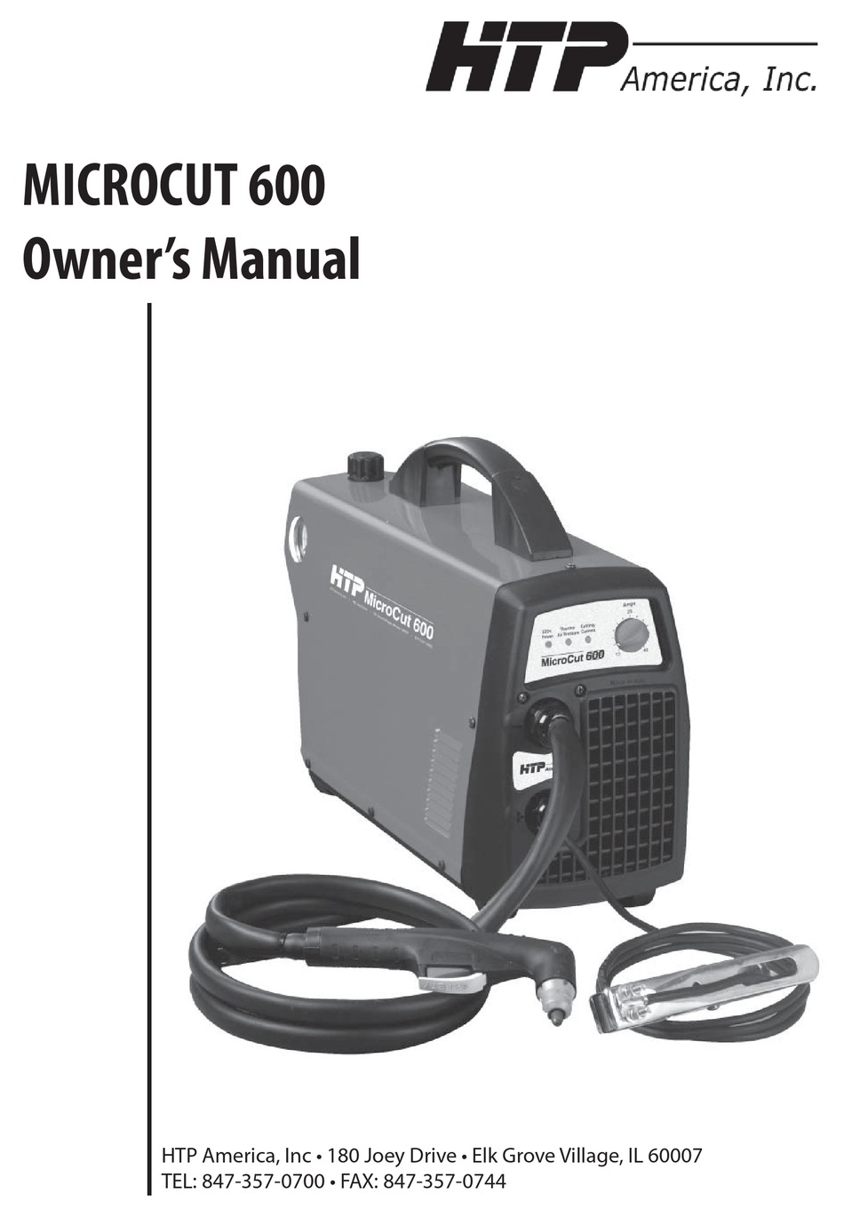 HTP MICROCUT 600 OWNER'S MANUAL Pdf Download ManualsLib
