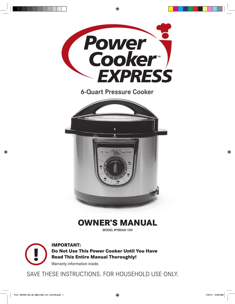 Power Cooker Manual: Quick Start Guide & Instructions