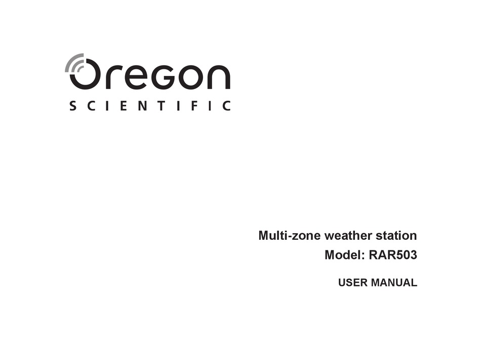 Oregon Scientific RAR213HGX Weather@Home Wireless Bluetooth  ThermoHygrometer
