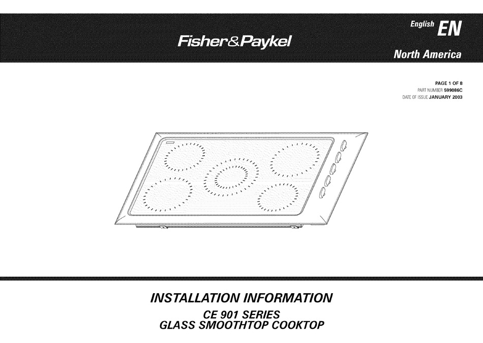 FISHER & PAYKEL CE901/M INSTALLATION INFORMATION Pdf Download ManualsLib