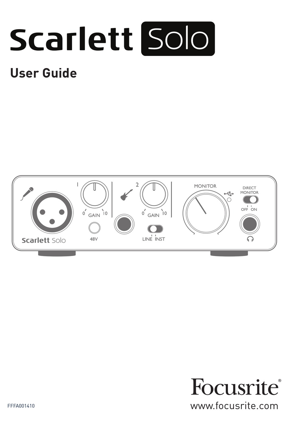 Focusrite scarlett solo driver