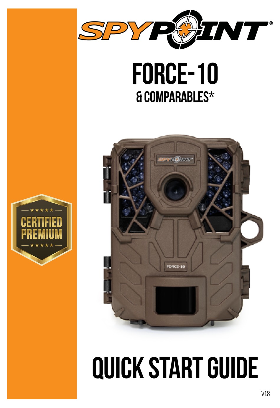 SPYPOINT FORCE 10 QUICK START UP MANUAL Pdf Download ManualsLib