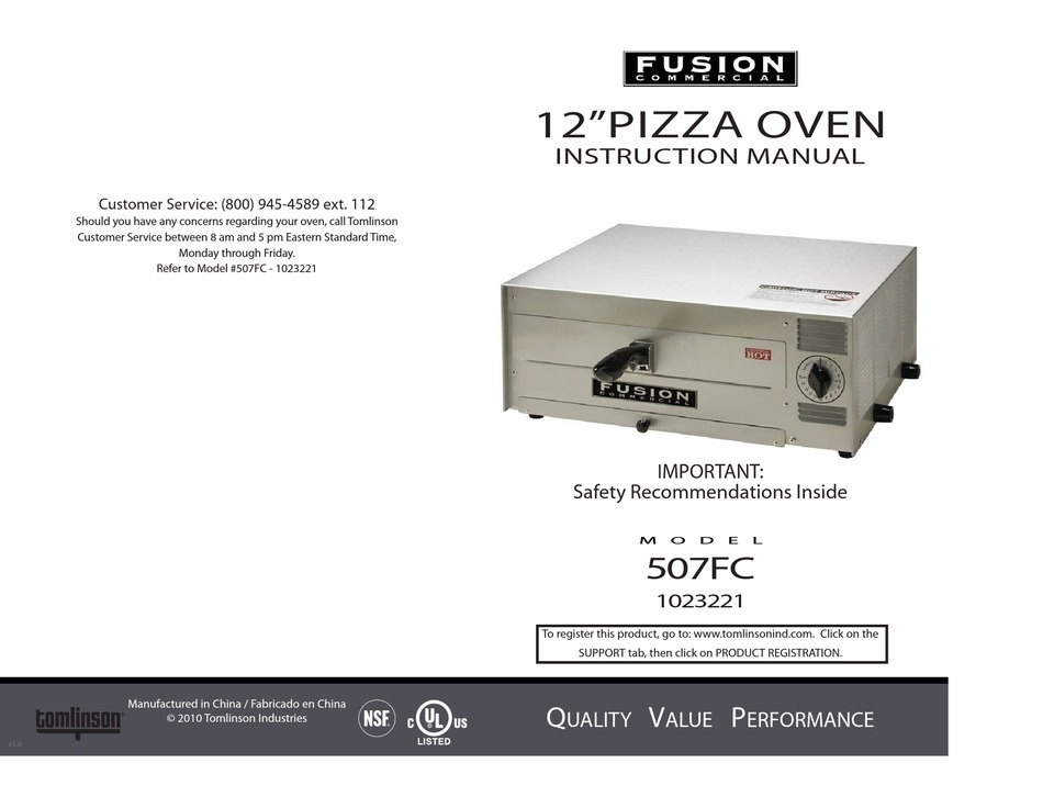 FUSION 507FC INSTRUCTION MANUAL Pdf Download ManualsLib