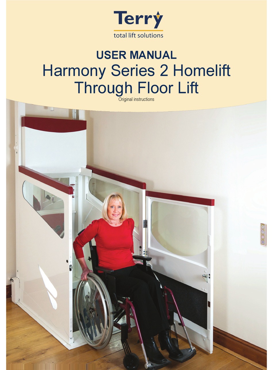 TERRY HARMONY SERIES 2 HOMELIFT INSTRUCTIONS MANUAL Pdf Download