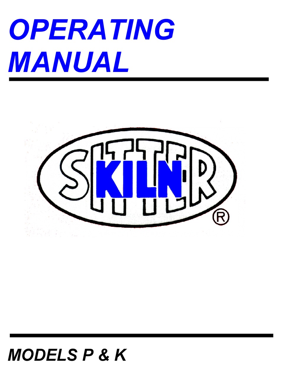 KILN SITTER P OPERATING MANUAL Pdf Download ManualsLib