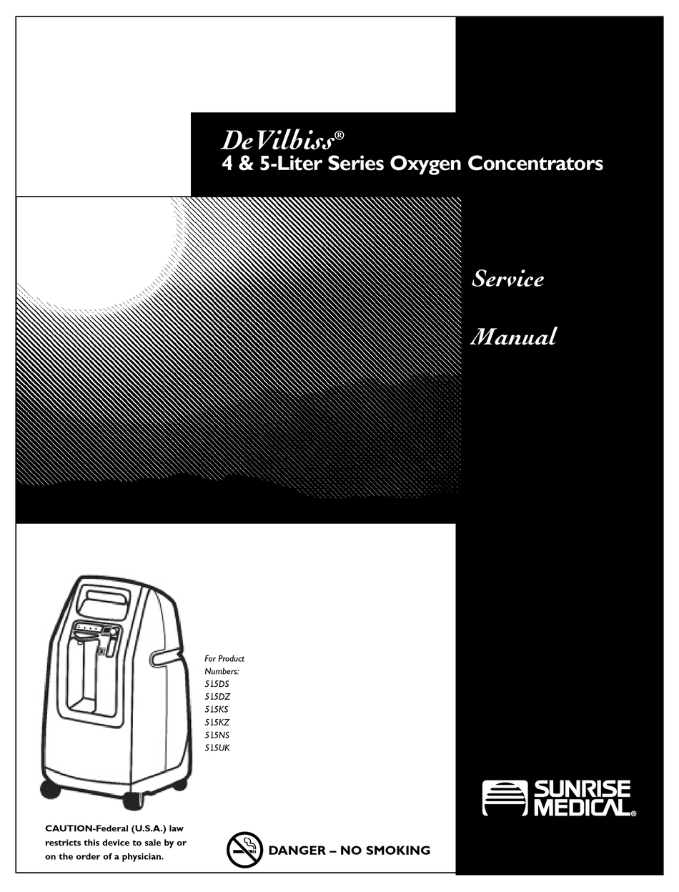 Devilbiss Oxygen Concentrator Service Manual 70+ Pages - Latest Edition 